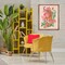 Stupell Industries Tiger & Tropical Roses Framed Floater Canvas Wall Art Design by Nataly White